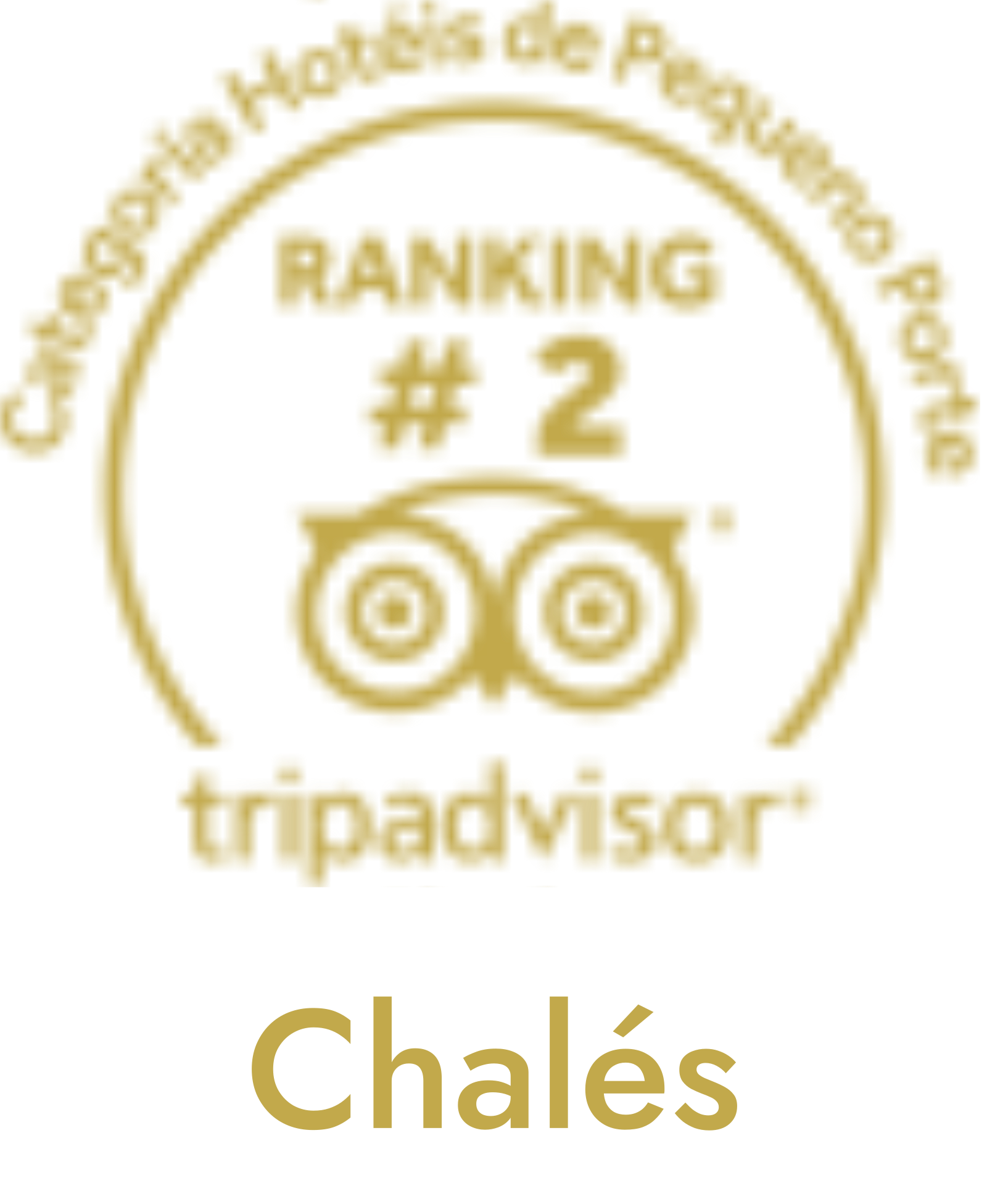 Selo Tripadvisor de classificação do Hotel Fioreze Chalés